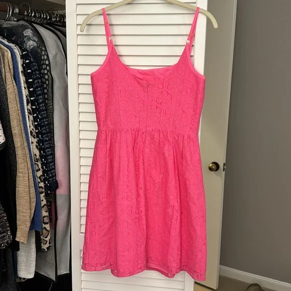 Lilly Pulitzer Antonia Dress Pink Size 4 NWT - Picture 2 of 3